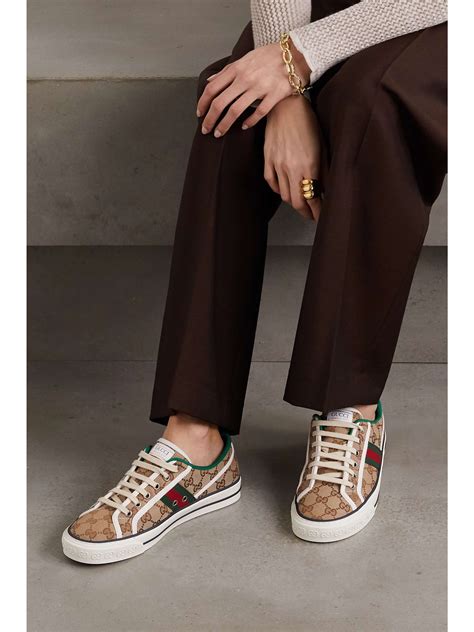 how to wear gucci tennis shoes|gucci inspired tennis shoes.